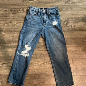HOLLISTER VINTAGE STRAIGHT JEANS SIZE 3 SHORT
